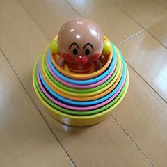 2個セット　アンパンマン天才脳つみかさねカップとやわらかパズル