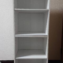 ２段カラーボックス×２