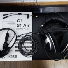 美品　電子ピアノ　KORG G1 Air（保証は2023年10月まで）椅子付きの画像