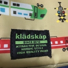 【kladskap】［新品］電車柄リュック　2個あります！の画像