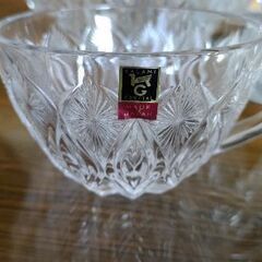 クリスタルのパンチボウルセットの画像