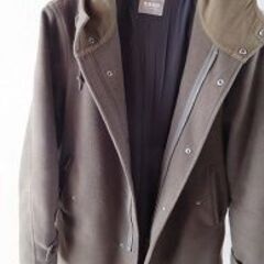 メンズ用nano universe製メルトンミリタリーコートあげます