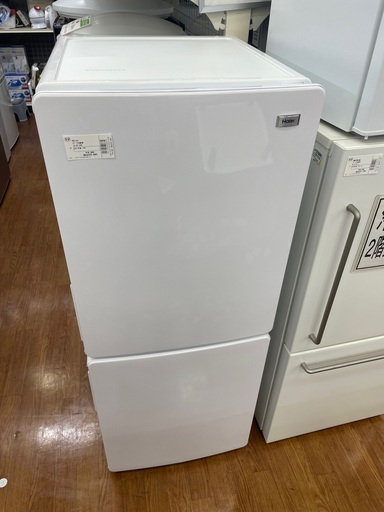 ハイアール　 2ドア冷蔵庫　JRーNF148B  148L 2021年製