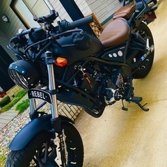 冬イベント☆ハーレー風仕様 rebel250cc の画像