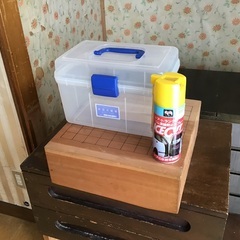 ししょさんに決まりました。プラケースと凍結防止スプレー