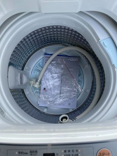 ■都内近郊無料で配送、設置いたします■ほぼ新品　アクア　洗濯機　AQW-S45J 4.5キロ　2021年製■AQA-3A