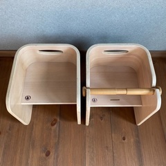 HOPPLコロコロチェア&コロコロベビーチェア　アイボリーの画像