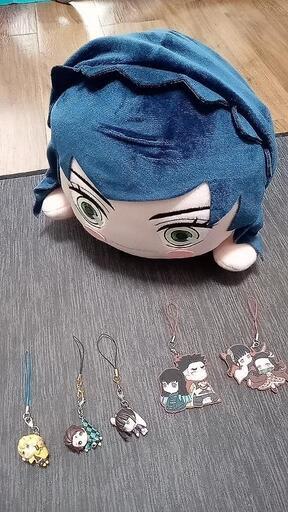 【鬼滅の刃】メガジャンボ寝そべりぬいぐるみ・キーホルダーセット