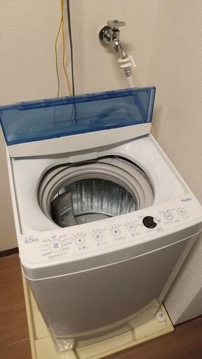 洗濯機 / 4.5kg / Haier / JW-C45CK 【2/5, 2/6, 2/11, 2/12, 2/13 自宅引取希望】