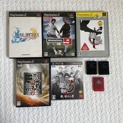 PS2、PS3ソフト、PS2純正メモリーカード