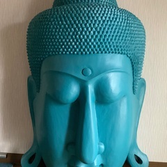 仏像 頭部のみ 塗装済み