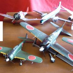 【お宝堂】日本 戦闘機 軍機 零戦 ブルーインパルス JAL等 飛行機プラモデル  模型 13機の画像