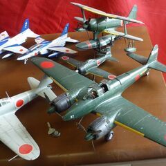 【お宝堂】日本 戦闘機 軍機 零戦 ブルーインパルス JAL等 飛行機プラモデル  模型 13機の画像