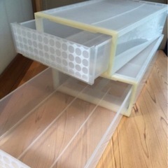 40×65×17   押入れケース　2セットの画像