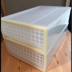 40×65×17   押入れケース　2セットの画像