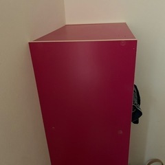カラーボックス　ピンク　1個の画像