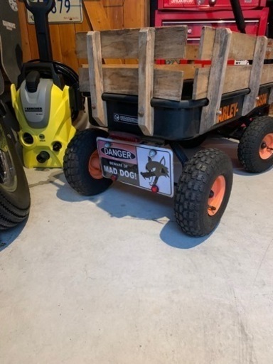 ハーレーダビッドソン　ラジオフライヤー　台車ワゴン