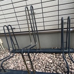 自転車スタンド ラック 3台置き 解体不可