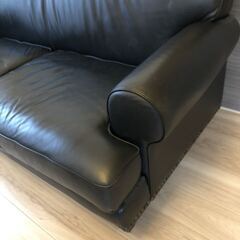 本革アンティークソファーテレビ