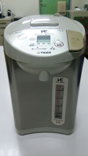 （お取引中）省エネ！　タイガーＶＥ電気ポット「とく子さん」　３Ｌ