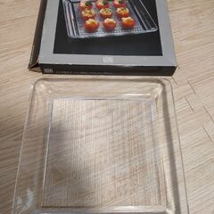 ガラス角皿