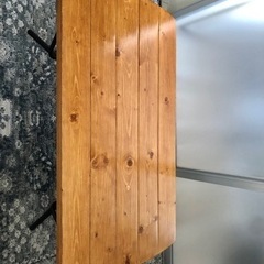 ローテーブル　折りたたみ　　ヴィンテージ風の画像