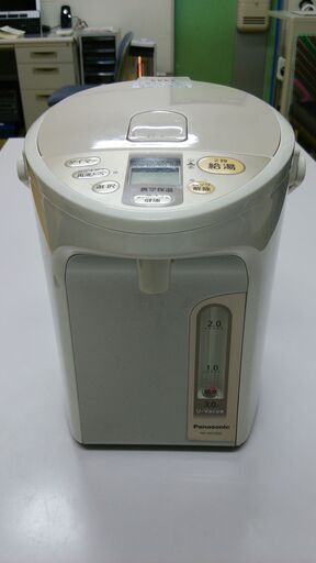 （お取引中）パナソニック電気ポット　備長炭沸かし　３Ｌ