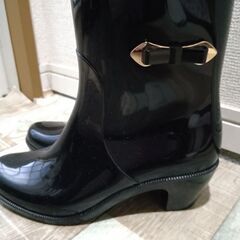 レインブーツ　LLサイズ　黒色