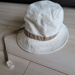 キッズ 帽子 日除け付き クリップ