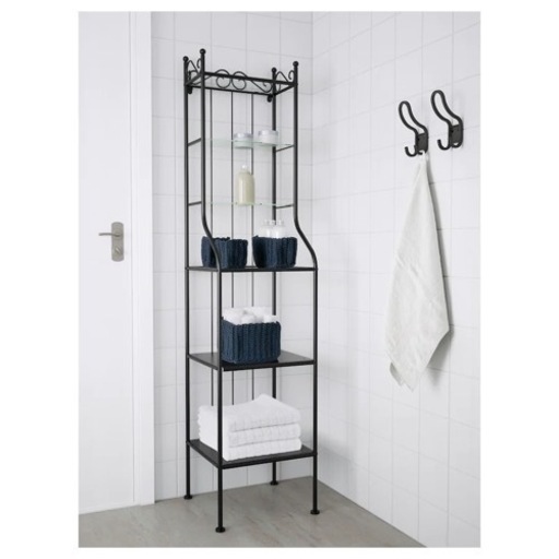 【お取引者様 決まりました】IKEA シェルフユニット　ブラック　ロンシェール
