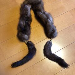 リアルファー　マフラー　ブラウン差し上げます