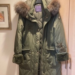 上質リアルファーのモッズコートお値下げしました