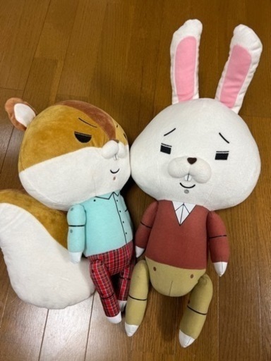 BIG SIZE紙兎ロペ\u0026アキラ先輩のぬいぐるみ