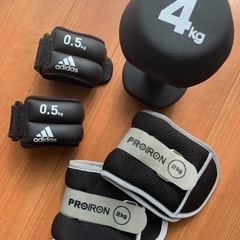ダンベルとウエイト🏋️‍♀️