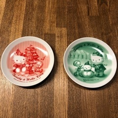 【USED】HELLO KITTY  キティ　トゥイティー　小皿...
