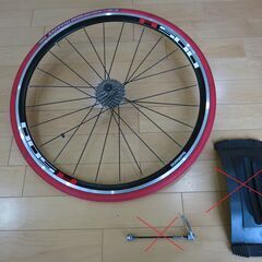 ＊値下げ＊　SHIMANO R500 リアホイール・トレーナー用...