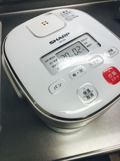 3合炊　炊飯器　(SHARP KS-C5L-W)