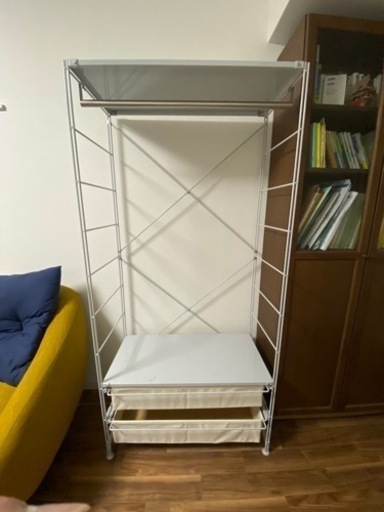 無印　ステンレスユニットシェルフ　家具
