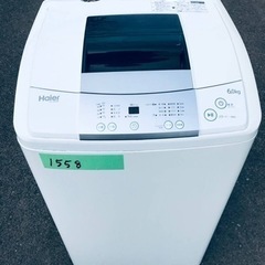 ✨2017年製✨1558番 ハイアール✨全自動電気洗濯機✨JW-K60M‼️