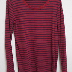 【レディース ユニクロTシャツ2枚とボーダーロンT】の画像
