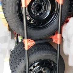 【取引完了】15インチスタッドレスタイヤ＆ホイール１台分セットの画像