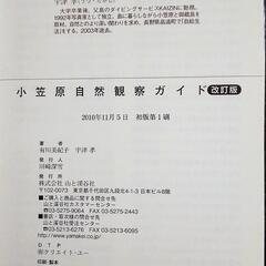 山と渓谷社　小笠原自然観察ガイド改訂版　　美品の画像