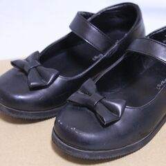 発表会用　パンプス　18㎝　黒色