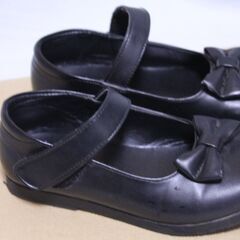 発表会用　パンプス　18㎝　黒色の画像