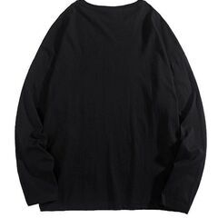 新品B97 メンズ 長袖トレーナー Oネック丸襟 カジュアル スポーツウェア裏起毛の画像