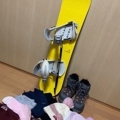 決まりました(*´ω｀*)子供用スノーボードセット