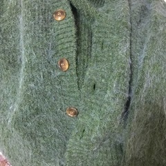 【決定しました】discoat☆新品同様オーバーサイズカーディガン 緑の画像