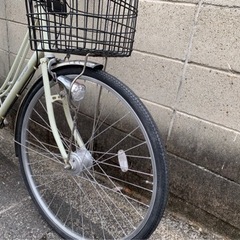 【整備済自転車】27インチ6段変速　LEDオートライト付　前後タイヤ、チェーン、サドル新品❗️若林自転車　膳所SALE❗️