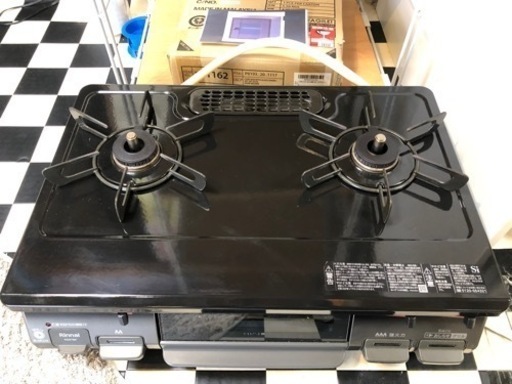 【リサイクルサービス八光　田上店　安心の3か月保証　配達・設置OK】リンナイ Rinnai KG67BKR/13A [ガステーブル 都市ガス用 右強火力 約60cm幅 片面焼グリル]