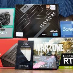 ■Intel12世代で構成した最新ゲーミングPC!!特別価格!!■【i7-12700F/B660/RAM16GB/M.2(gen.4) 500GB/RTX3070Ti/電源750W/Wi-Fi/Win10】